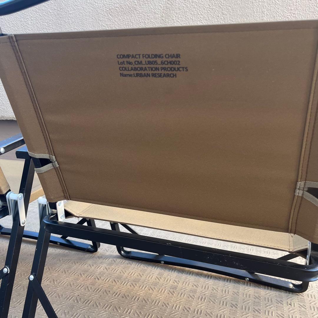 アーバンリサーチ　コールマン　コンパクトフォールディングチェア　2脚セット