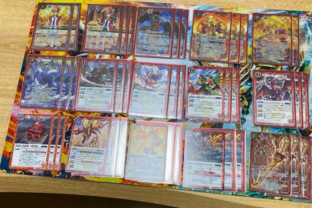 バトスピ 烈火デッキ　パーツ