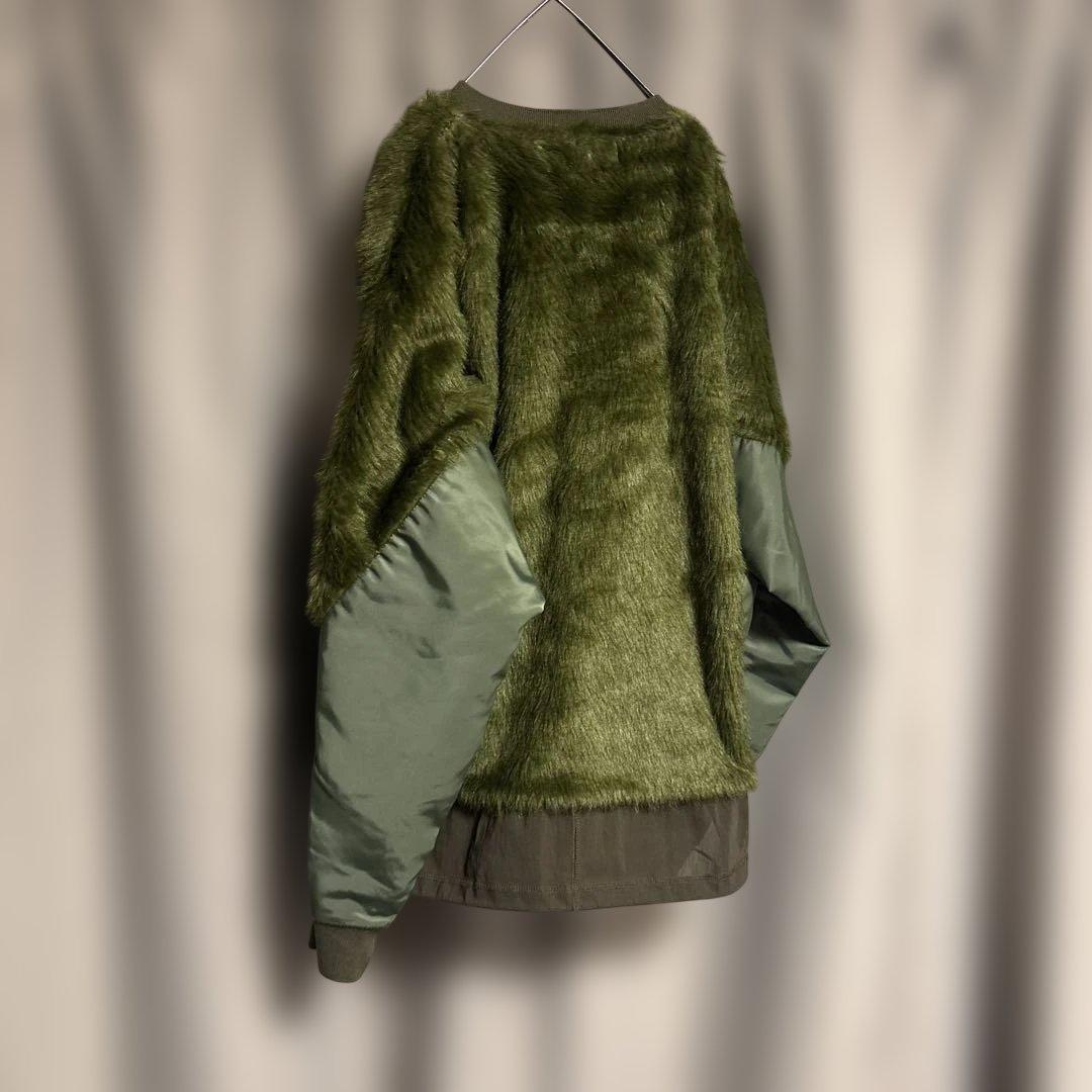 貴重 TOGA VIRILIS Fake fur jersey pullover