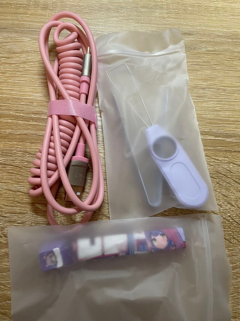 【新品未使用】VSPO!GEAR ゲーミングキーボード 紫宮るな EDITION