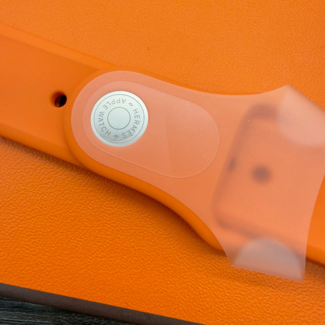2941 未使用　Apple Watch エルメス　オレンラバー　スポーツ