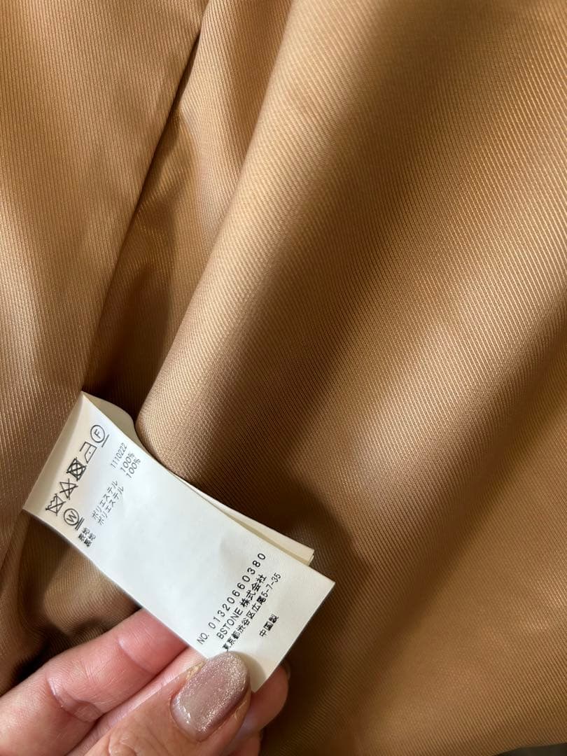 美品★ ESSENTIAL CURVE COLLAR JACKET