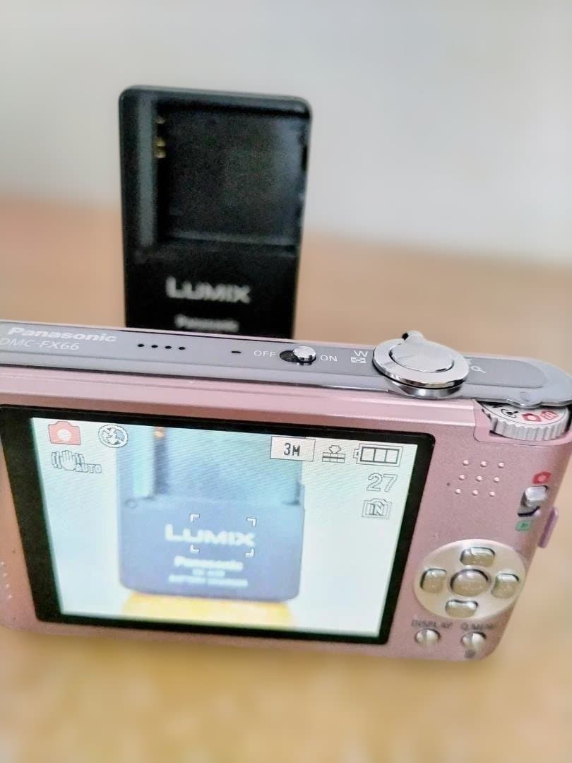 Panasonic LUMIX デジカメ　DMC-FX66　ピンク
