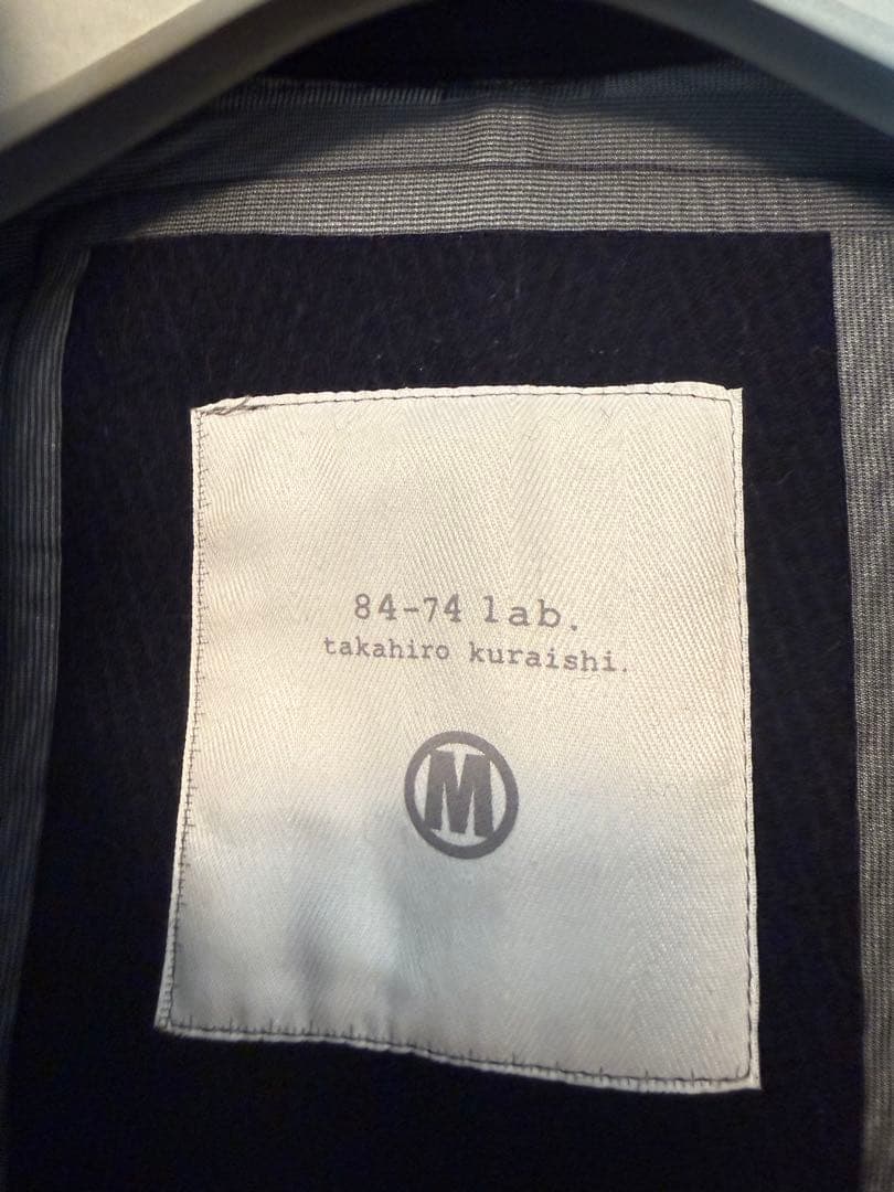 84-74 lab. ダッフルコート ネイビー/レッド