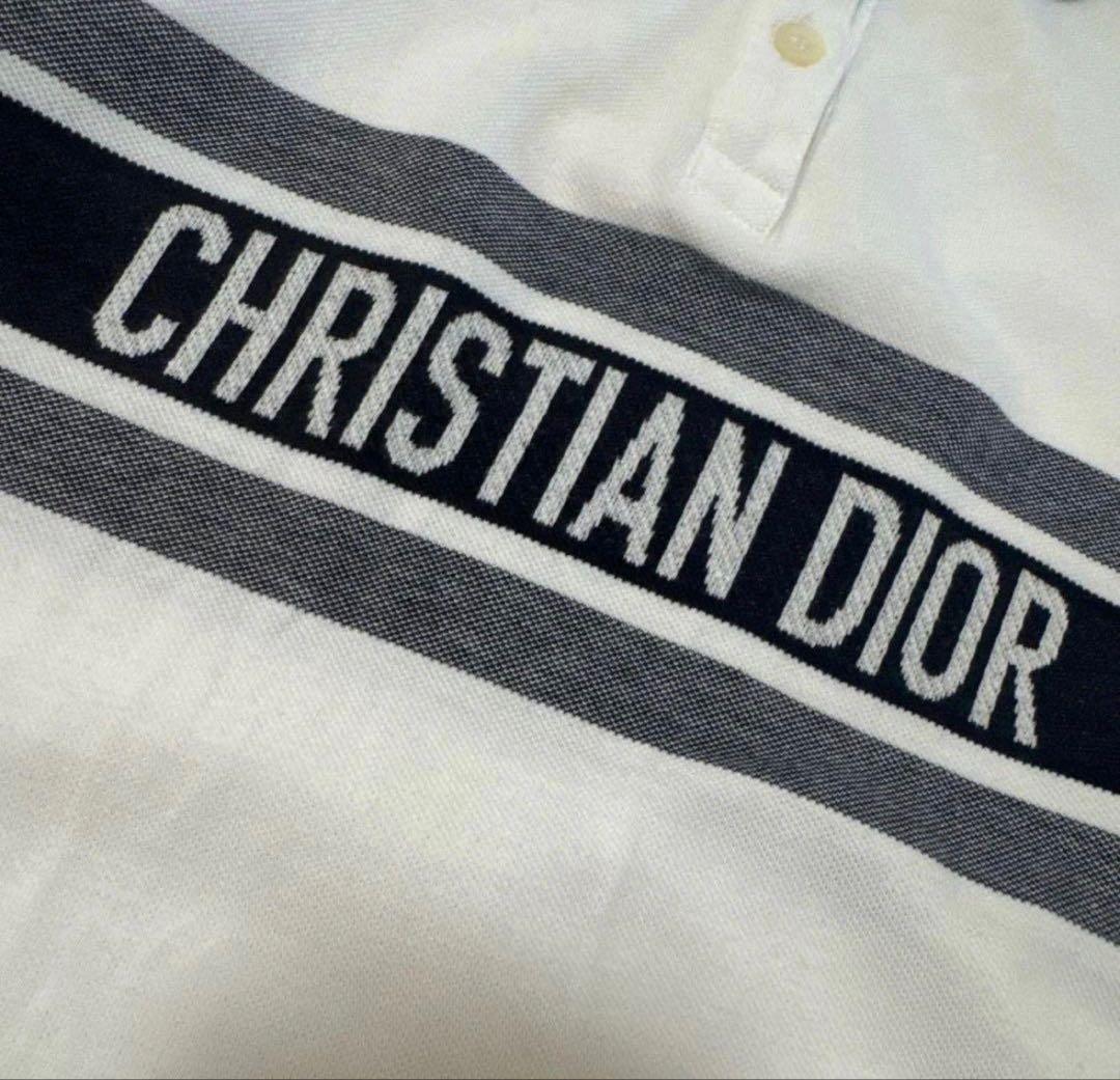 正規品　クリスチャンディオール　Dior ロゴ入りポロワンピース