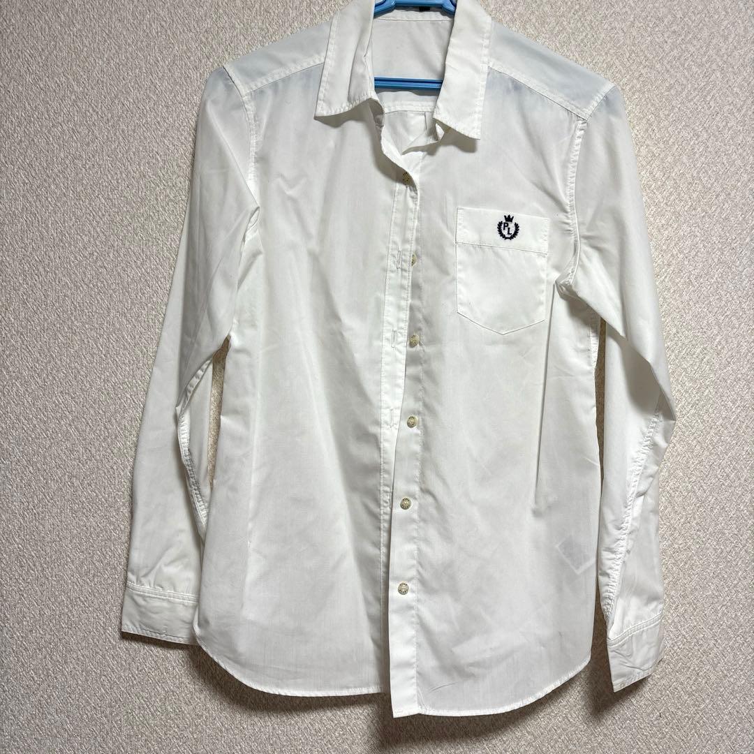 pis様★M165 ピンクラテ　卒服　パープル　ブラウス　ソックス　ローファー付