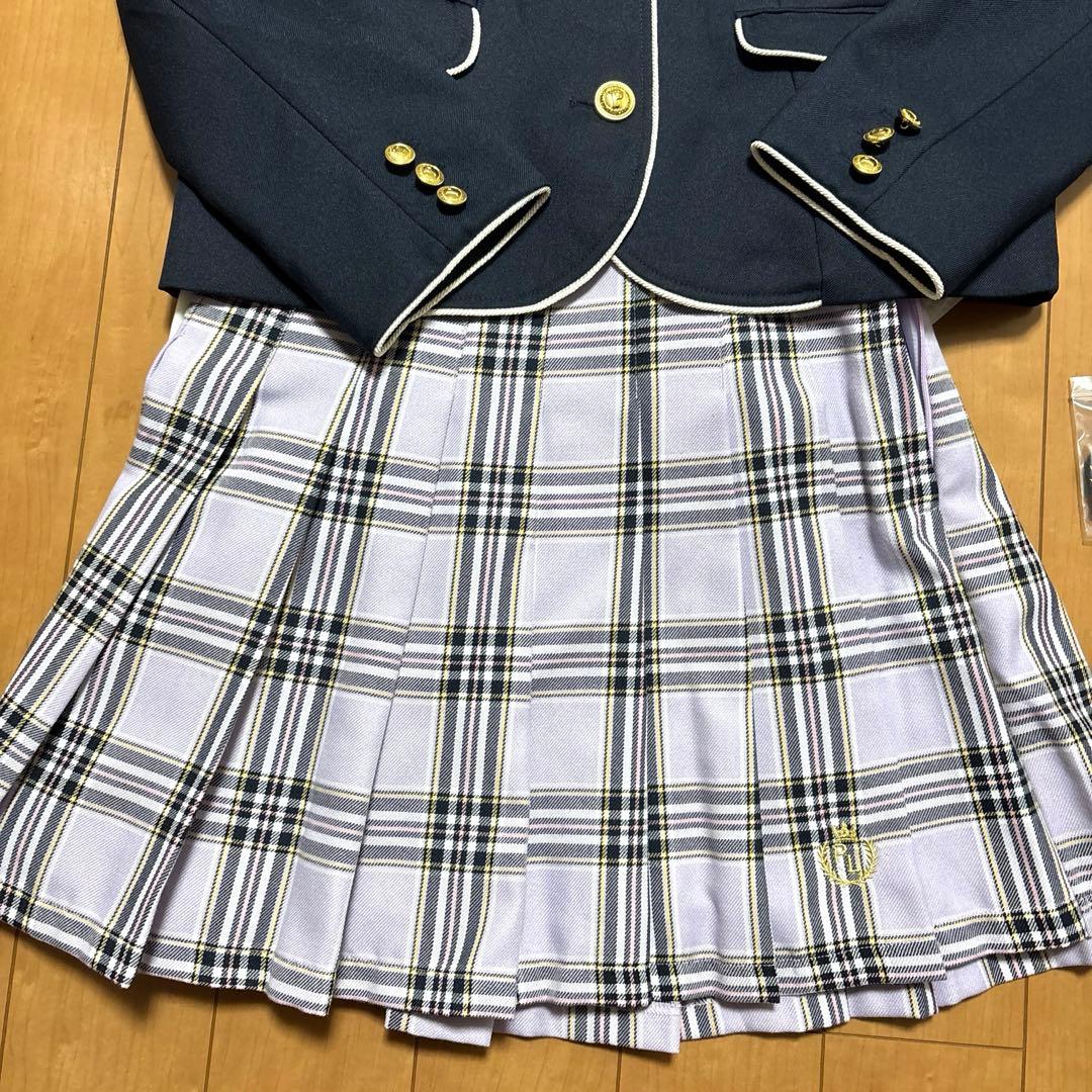 pis様★M165 ピンクラテ　卒服　パープル　ブラウス　ソックス　ローファー付