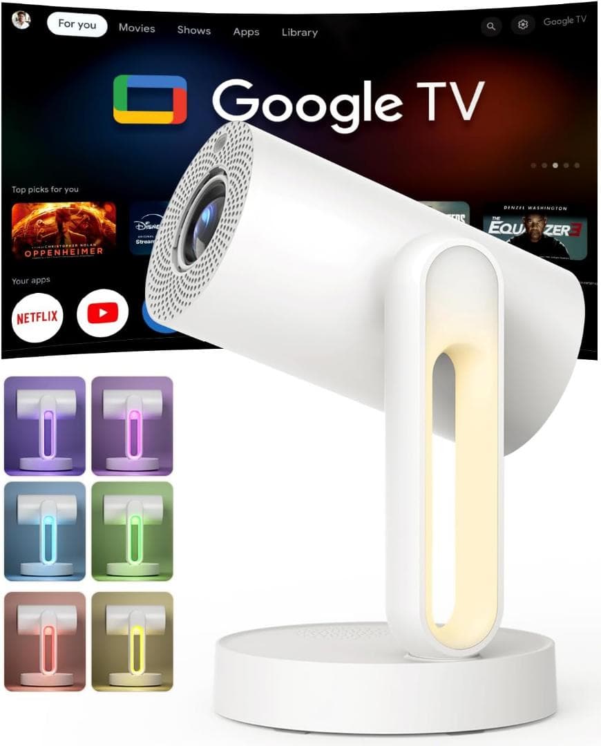 フォロー割しました❣️ ETOE⭐️プロジェクター Google TV搭載