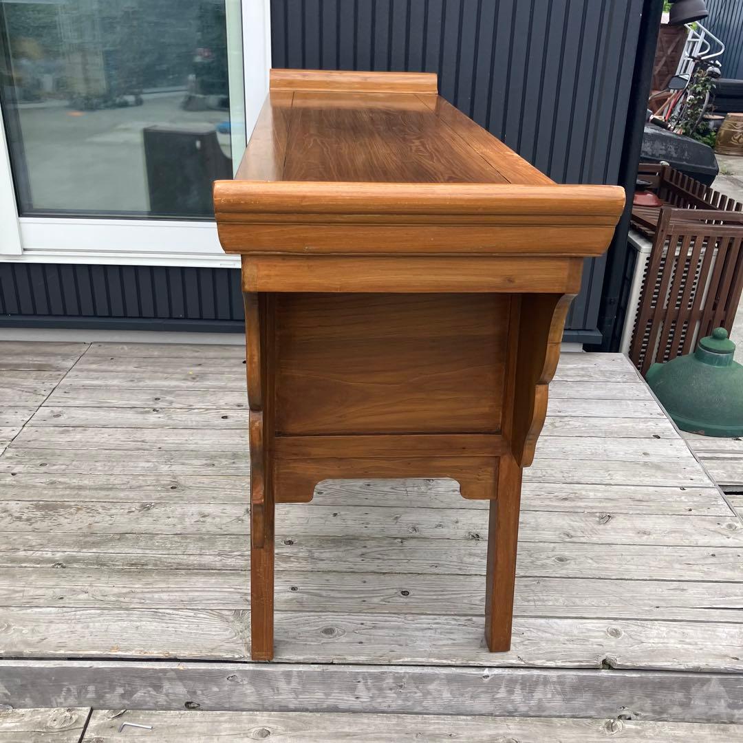 アンティーク デコア 木製 彫刻 サイドボード コンソールテーブル 北欧