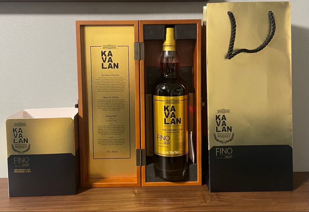 【新品未開封】KAVALAN FINO 750ml 木箱入り♡