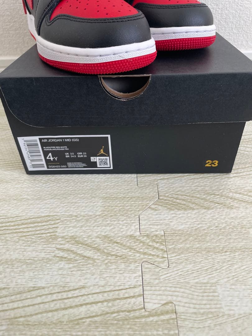 スニーカー NIKE AIR Jordan 1 MID(GS) DQ8423-060