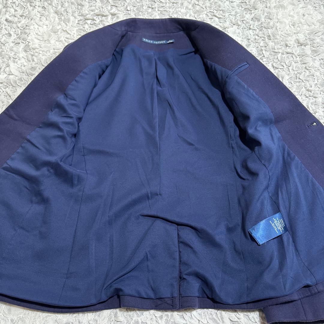 希少　ラルフローレン　ブリオン刺繍 乗馬 クラシック ジャケット　ネイビー　金釦