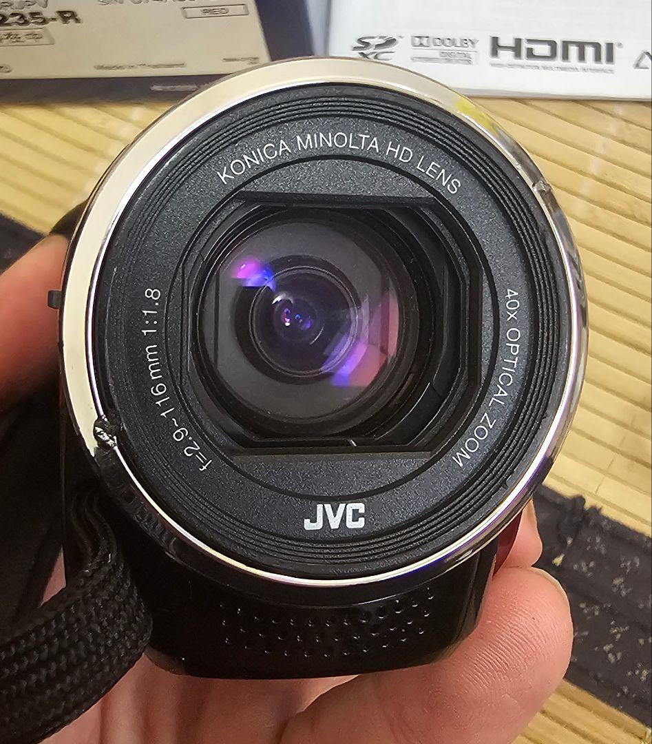 JVC Everio FULL HD GZ-E235-R ビデオカメラ 本体