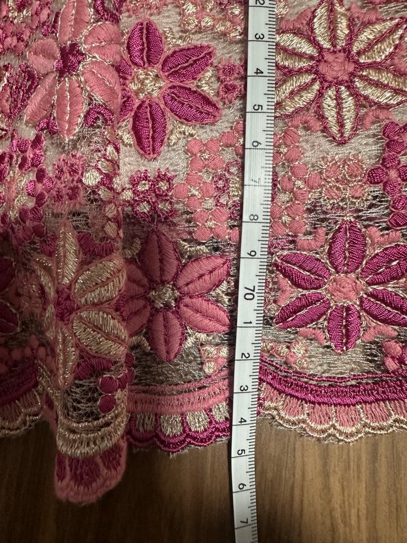 美品　TOCCA 花柄刺繍ドレス 130サイズ