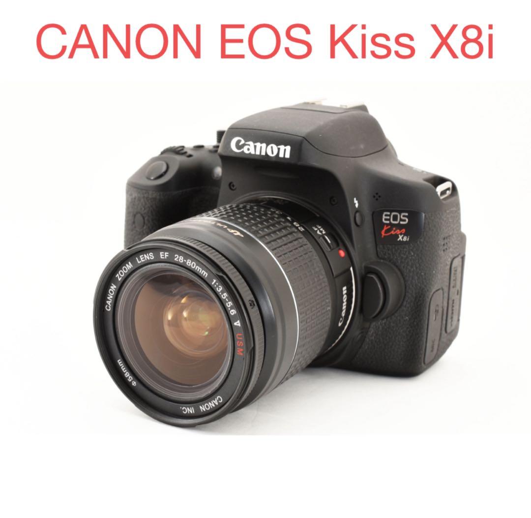 canon kiss x8i 標準レンズセットCanon EF 28-80㎜
