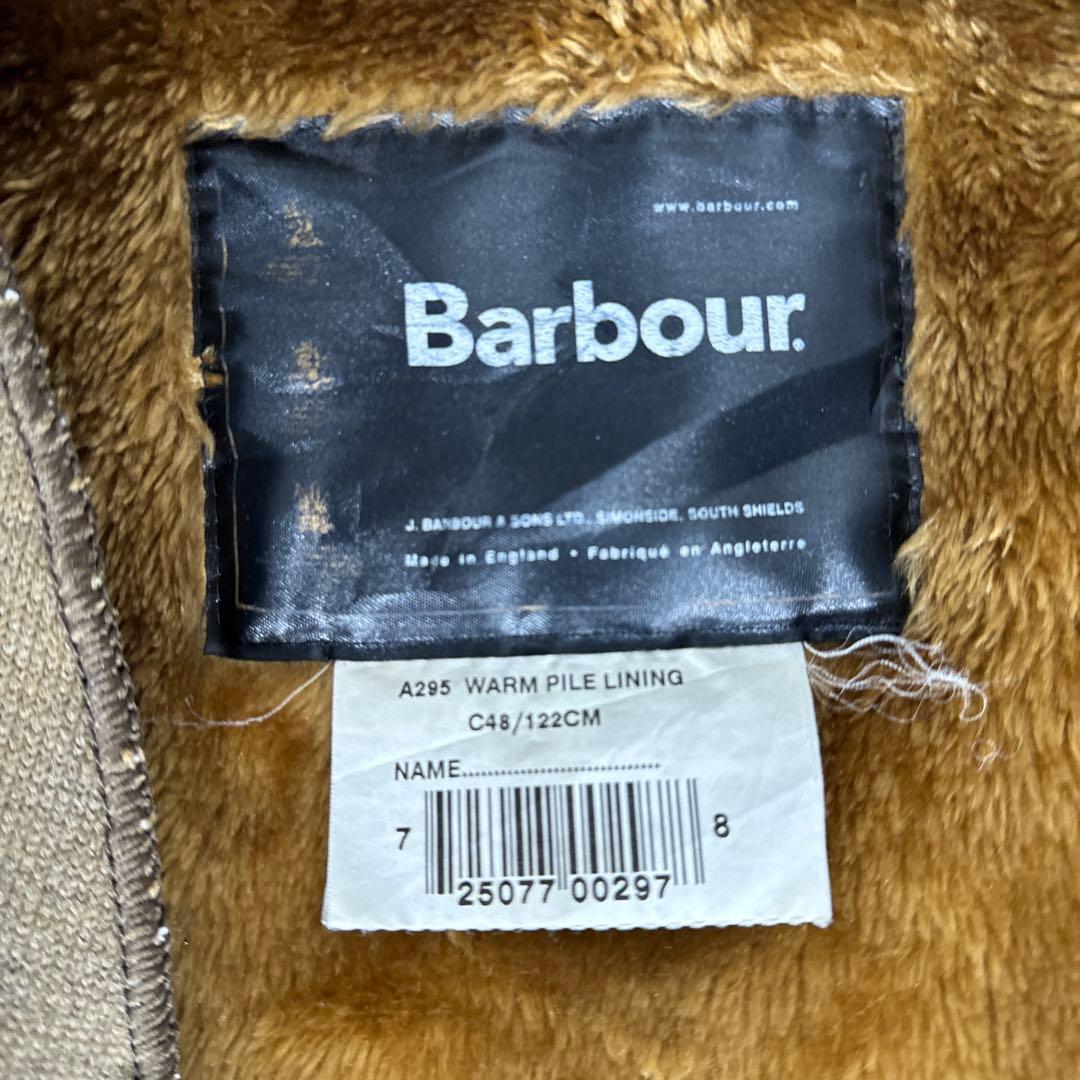 美品「48」バブアー☆3クラウン/ブラウン☆ファーライナー★ライナー/ライニング