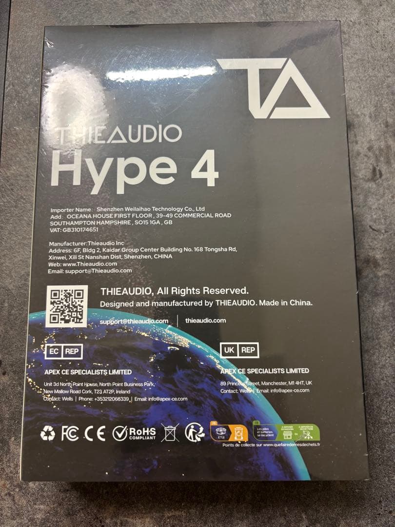 イヤホン THIEAUDIO Hype 4 Black