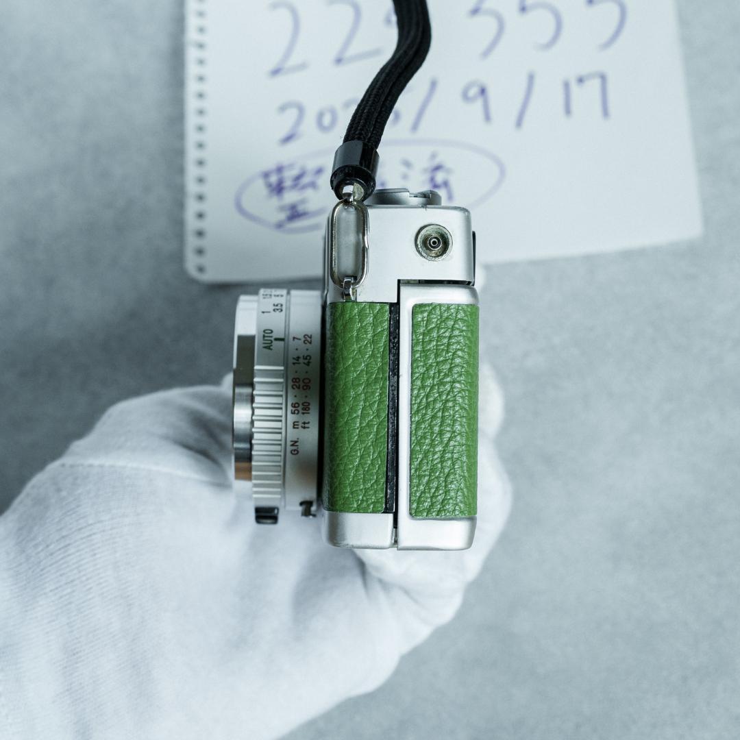 Konica C35 flash matic グリーン【整備済完動品】