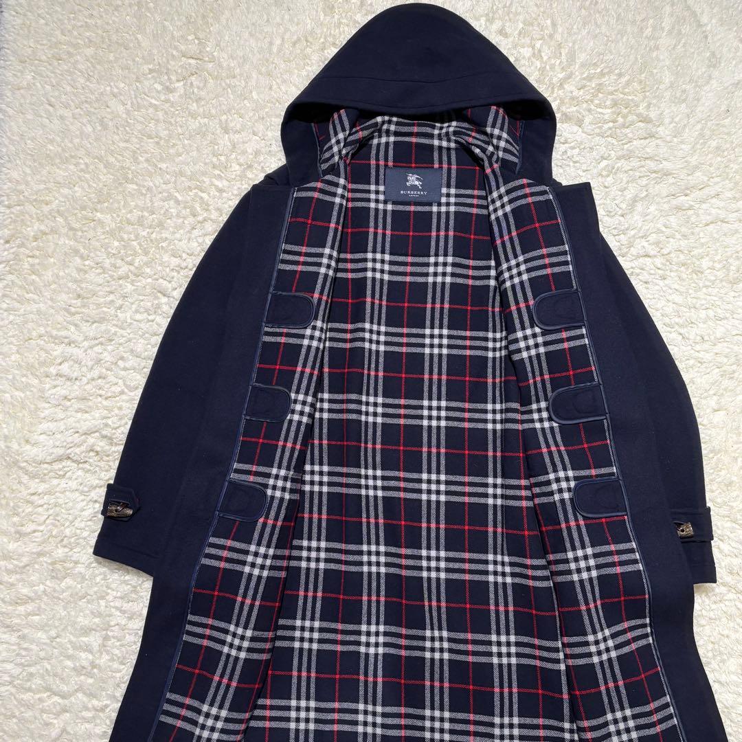 未使用級 BURBERRY バーバリーロンドン ダッフルコート　L カシミヤ混