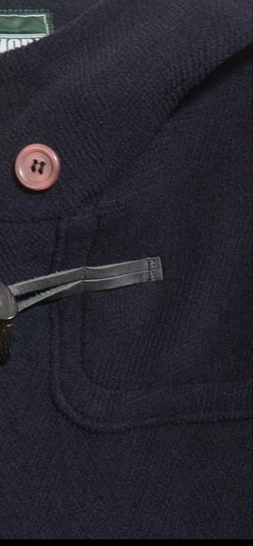 極上ビンテージ GLENMOREダッフル グレンモア ムーアブルック ネイビー