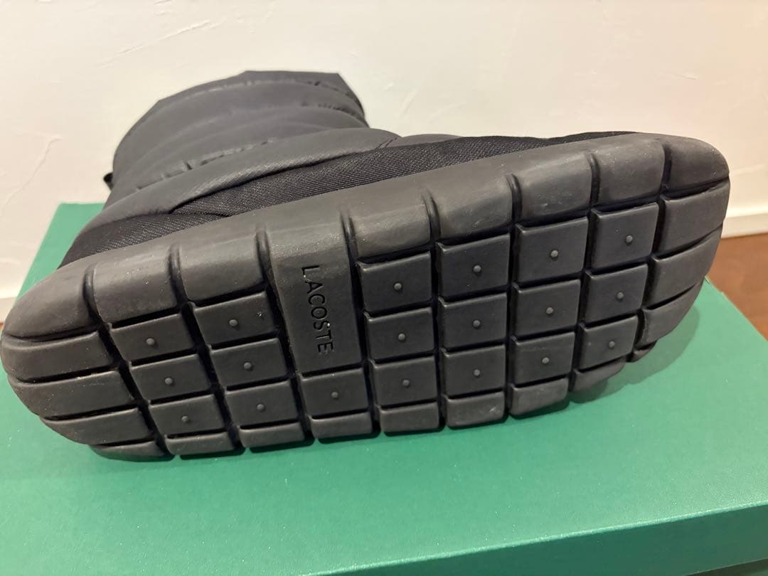LACOSTE ブラックブーツ