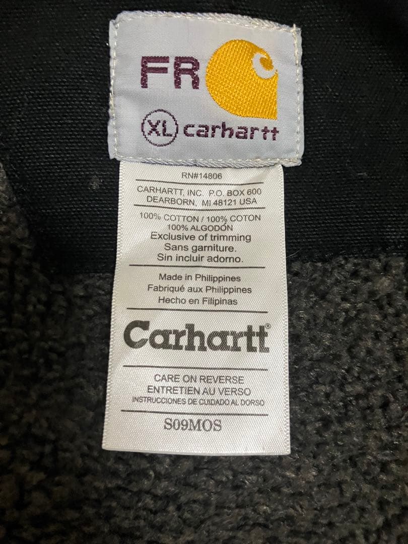 値下げ×　Carhartt vest カーハートベスト　FR 黒　XL