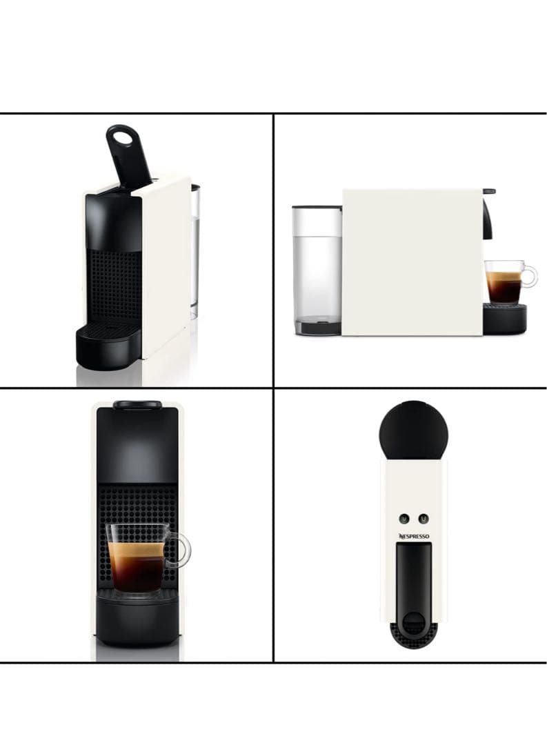 説明書あり　ネスプレッソ エッセンサミニ 容量0.6L C30-WH-W