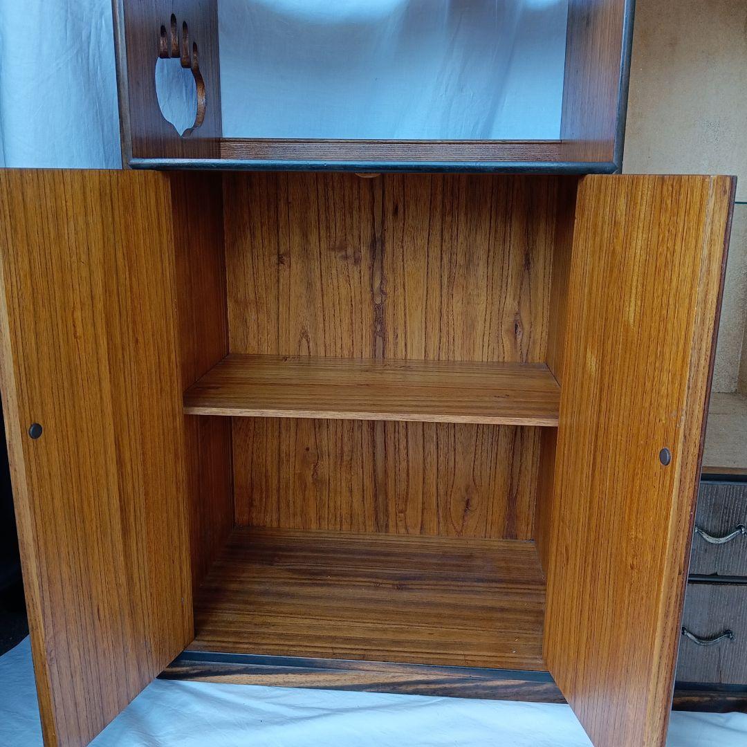 和風木製収納キャビネット 中型