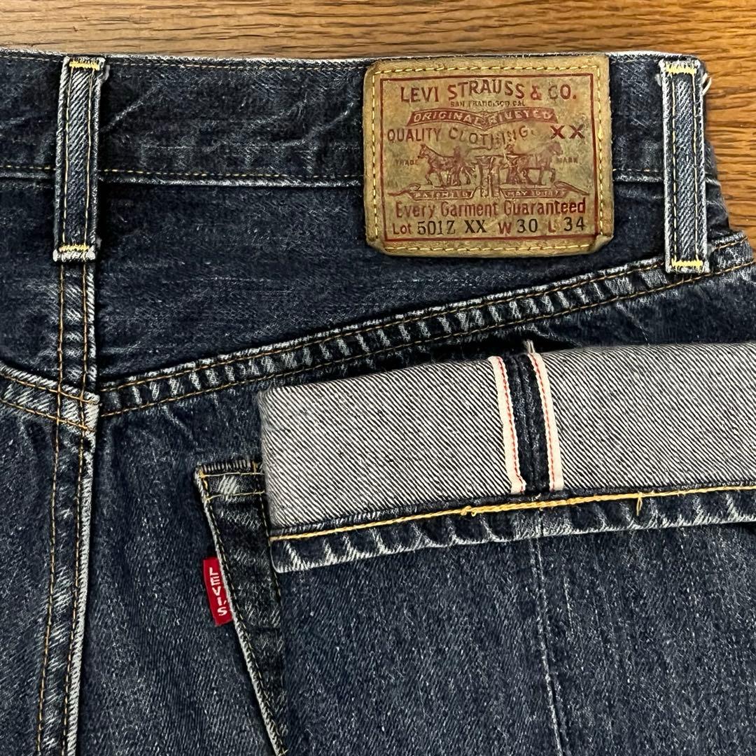 Levi's リーバイス 501ZXX 復刻 W30 L34 赤耳 セルビッジ