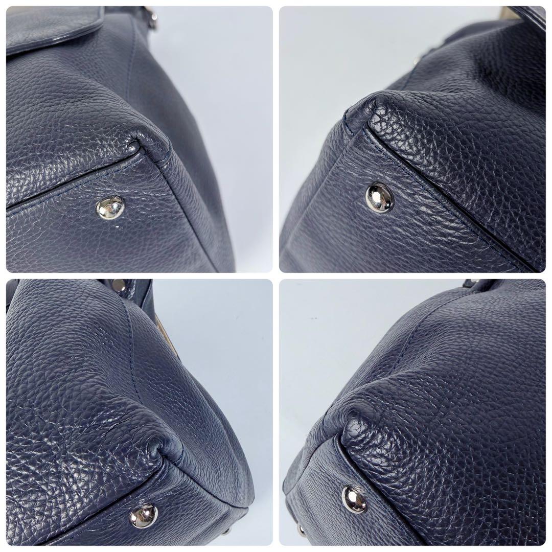 daimaruyaザラネート ポスティーナ L ネイビー 大容量 ショルダ