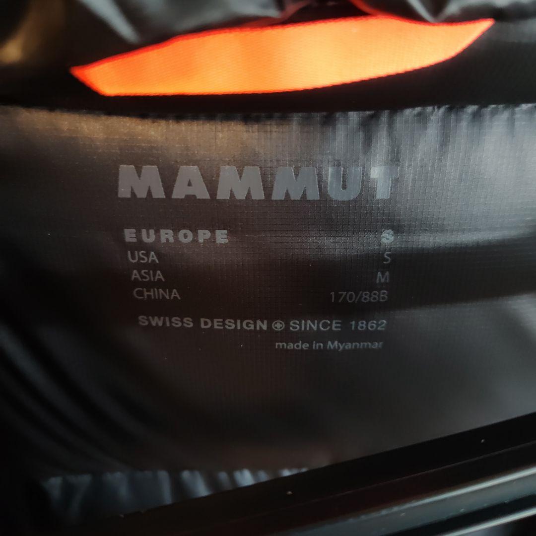 MAMMUT クレーター サーモフーテッド ジャケット Sサイズ BLACK