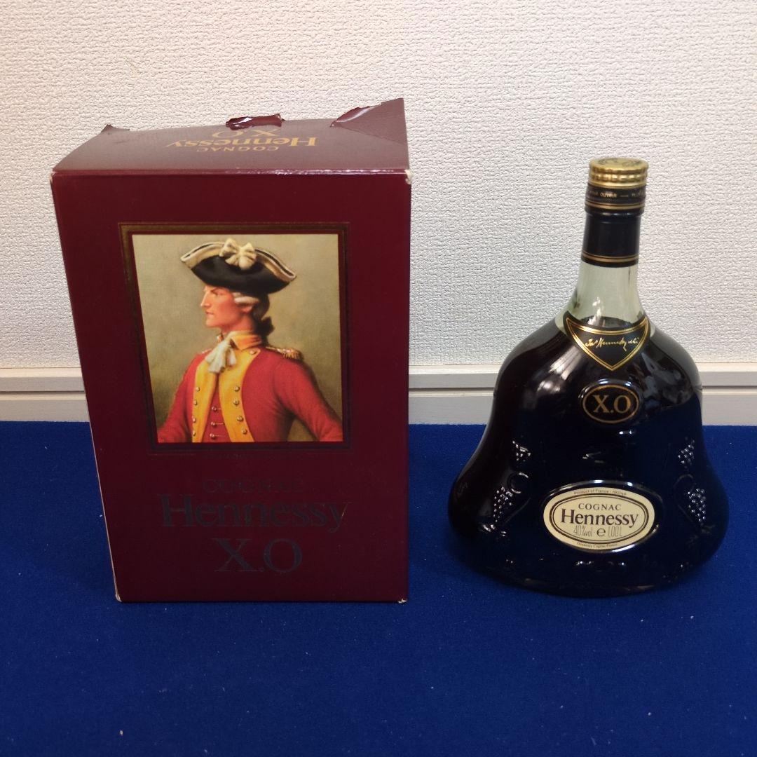 Hennessy XO 1000ml グリーンボトル 古酒 ヘネシー 金キャップ