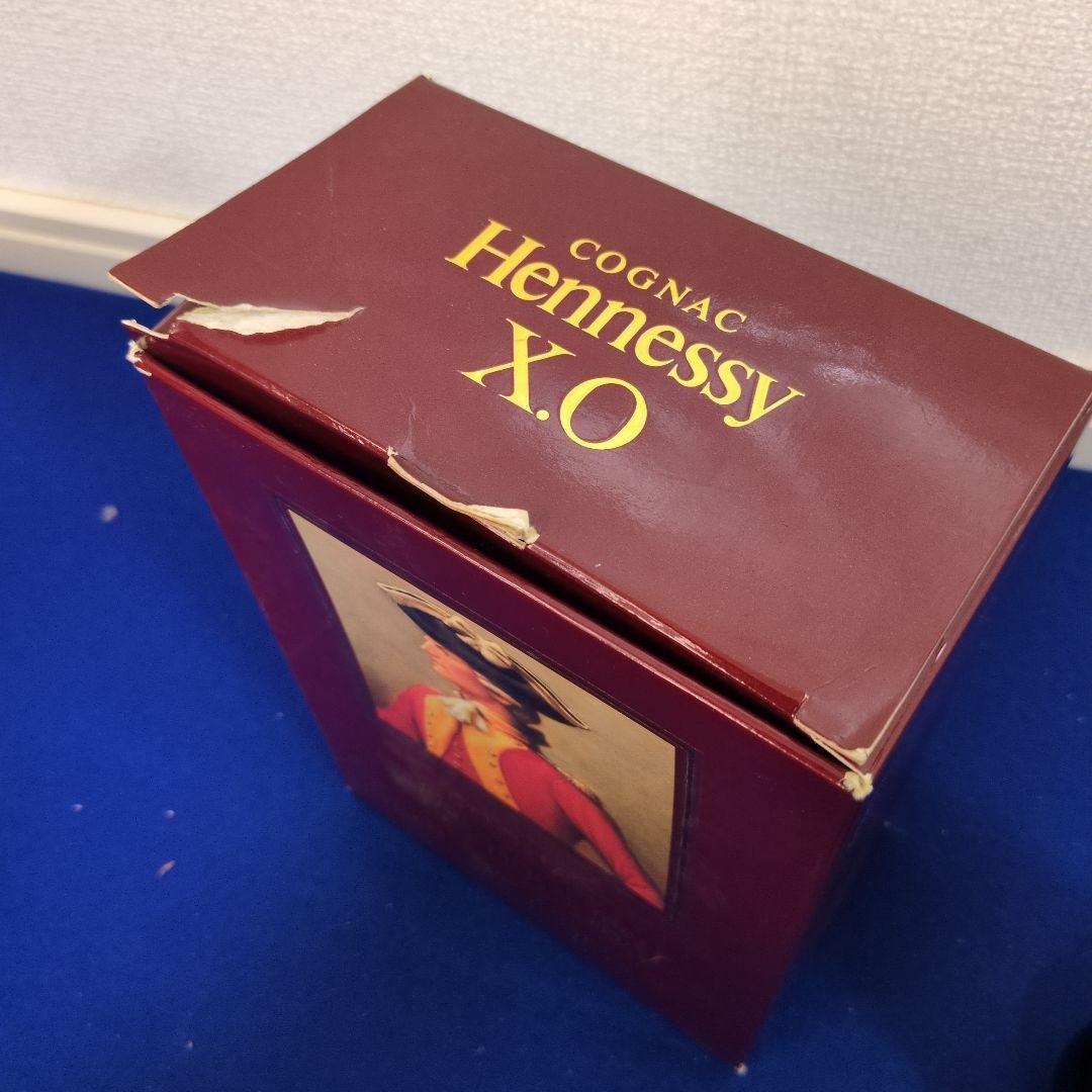 Hennessy XO 1000ml グリーンボトル 古酒 ヘネシー 金キャップ