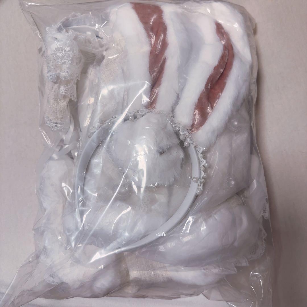 ♡ マリームーン ベルチュールツイードバニー ホワイト