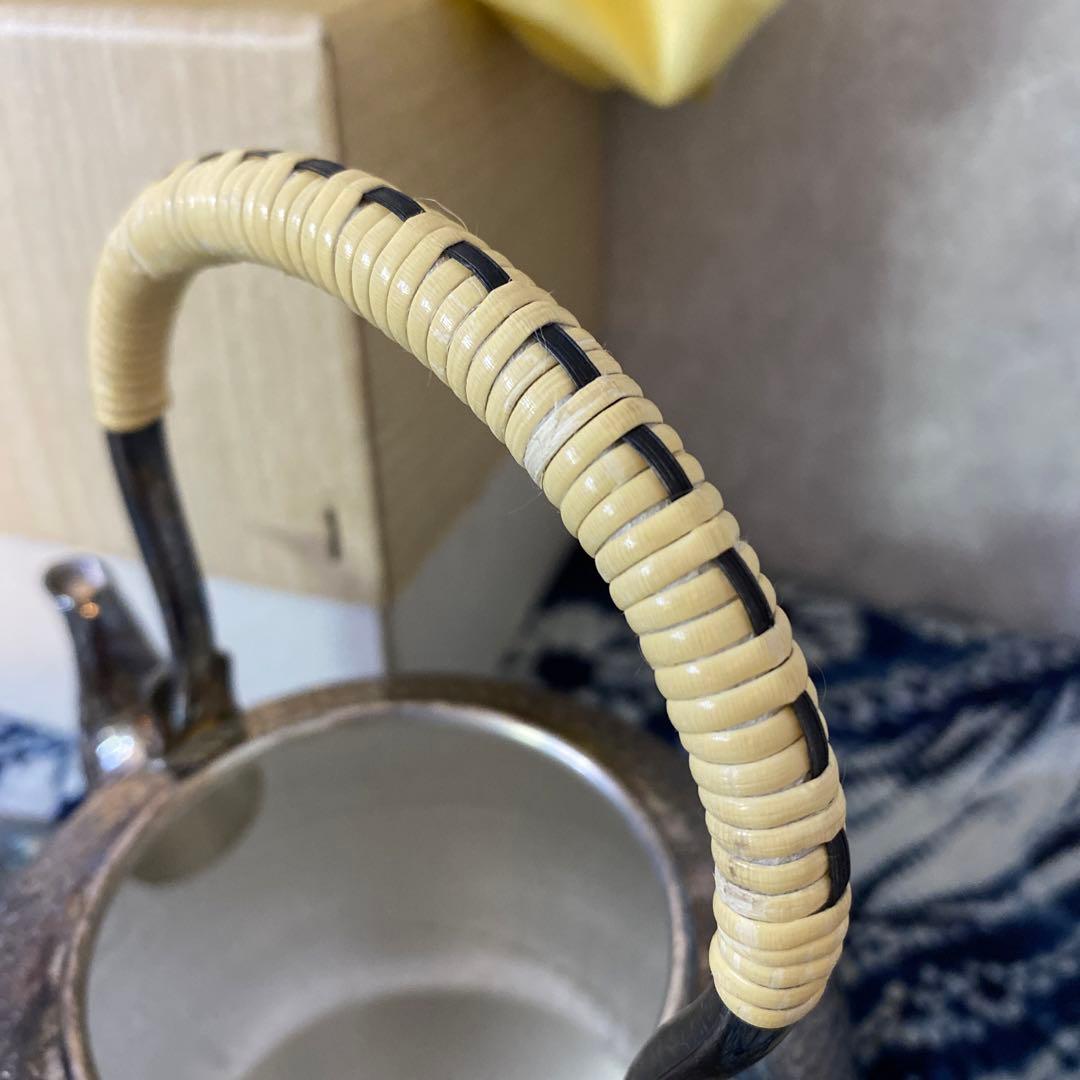 銀川堂　洋銀　湯沸　水注　茶道具