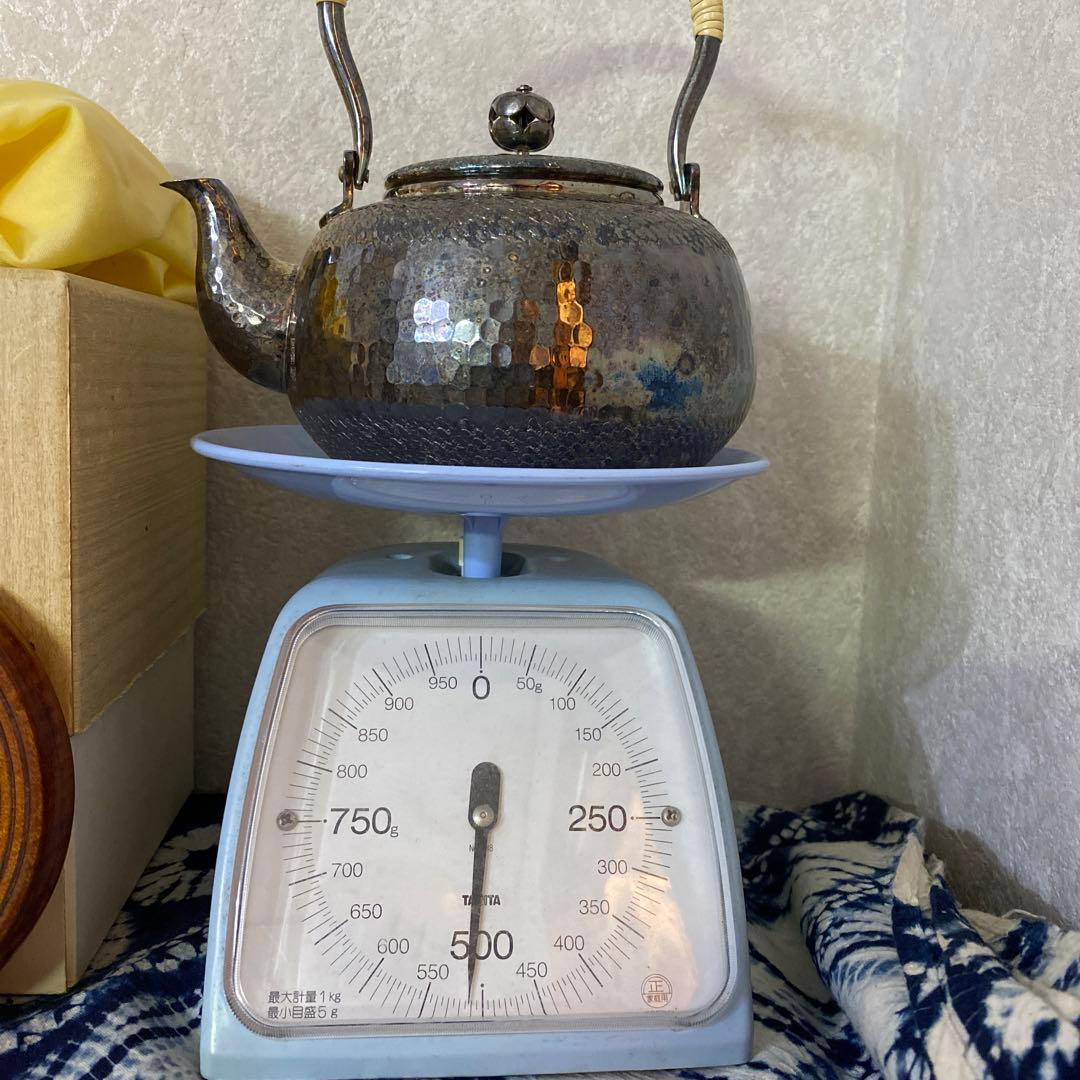 銀川堂　洋銀　湯沸　水注　茶道具