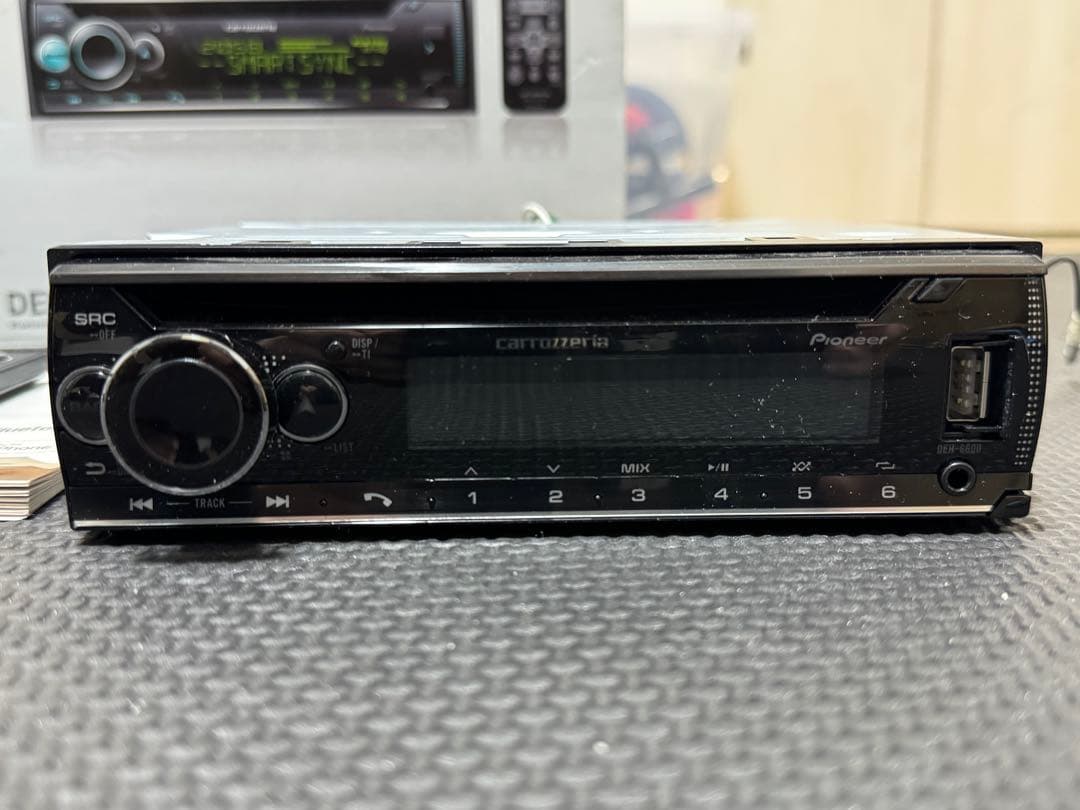 使用極少 Pioneer カーオーディオ DEH-6600 1D カロッツェリア