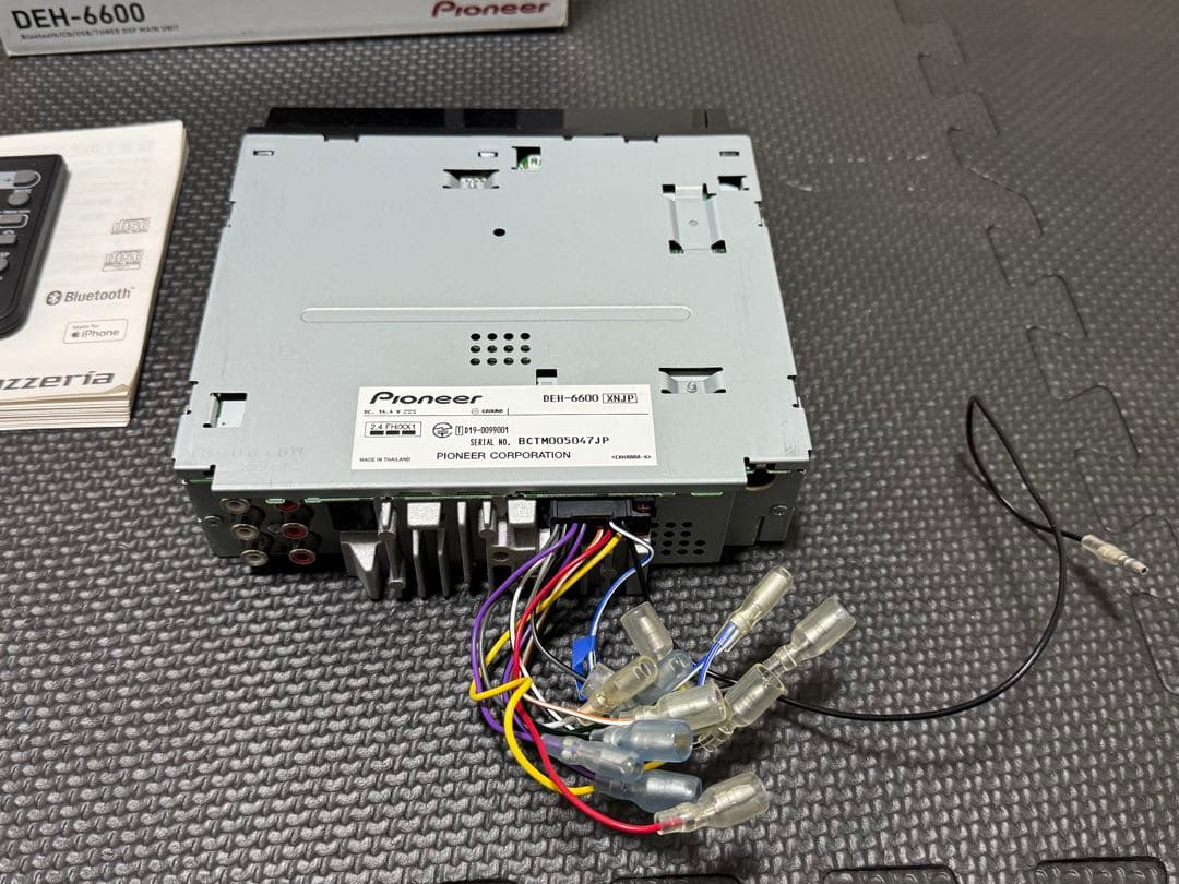 使用極少 Pioneer カーオーディオ DEH-6600 1D カロッツェリア