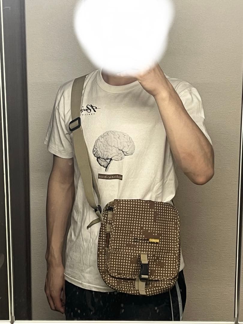 希少 90s 紺タグ OLD stussy ショルダーバック 裏原 ギミック