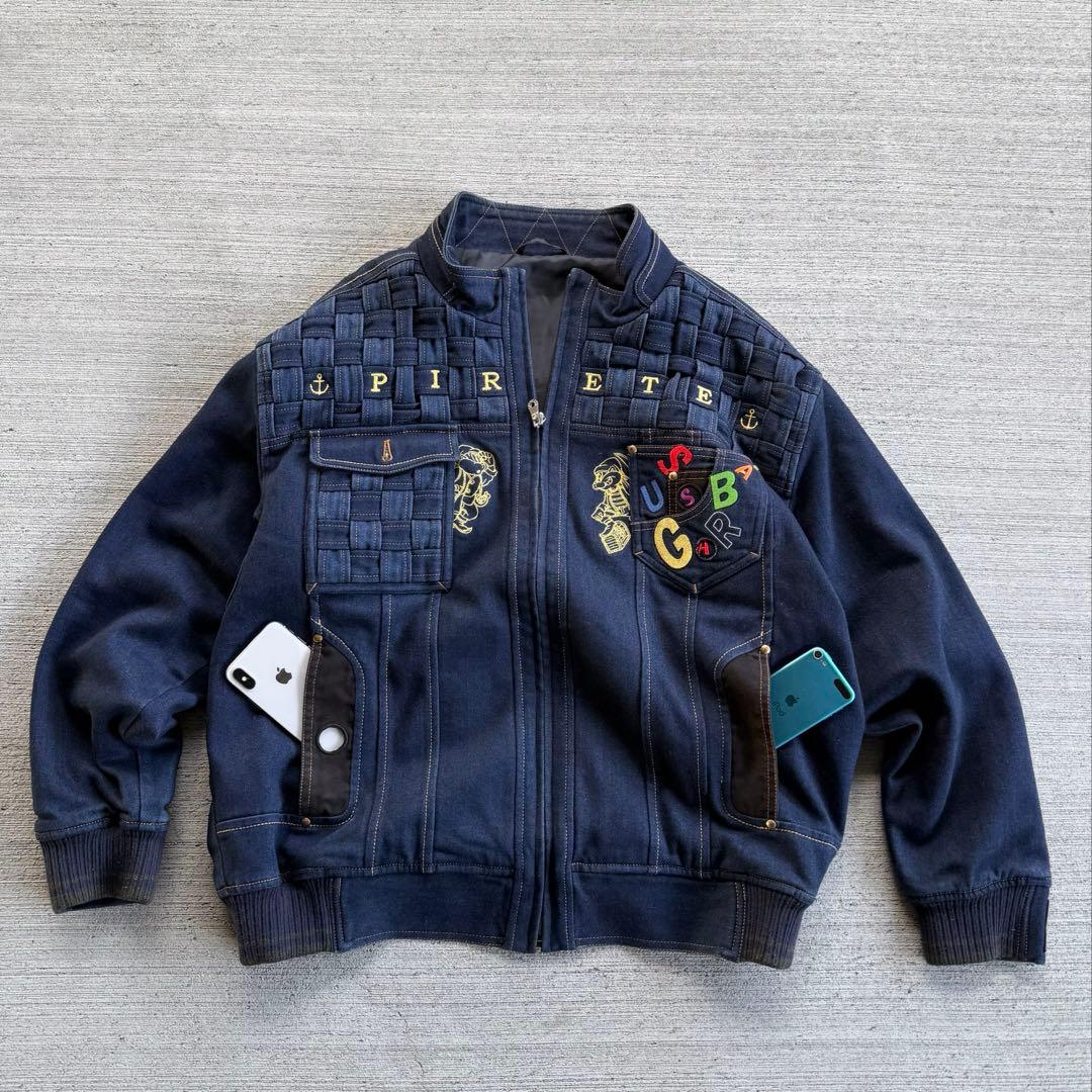 ANGELO GARBASUS デニムジャケット　Italy カステルバジャック