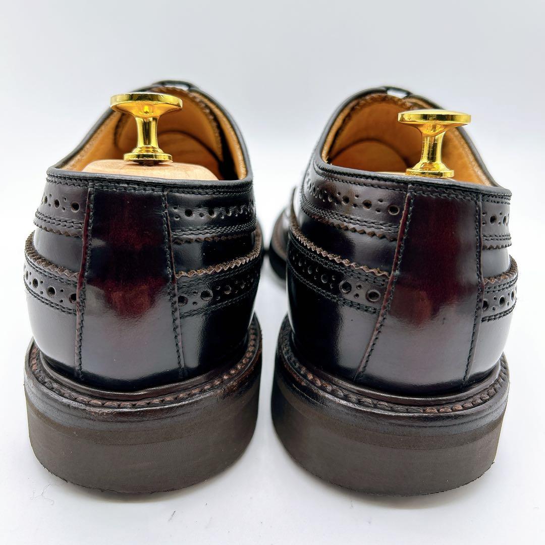 【極美品】REGAL リーガル 25 ウィングチップ メダリオン レザー 茶