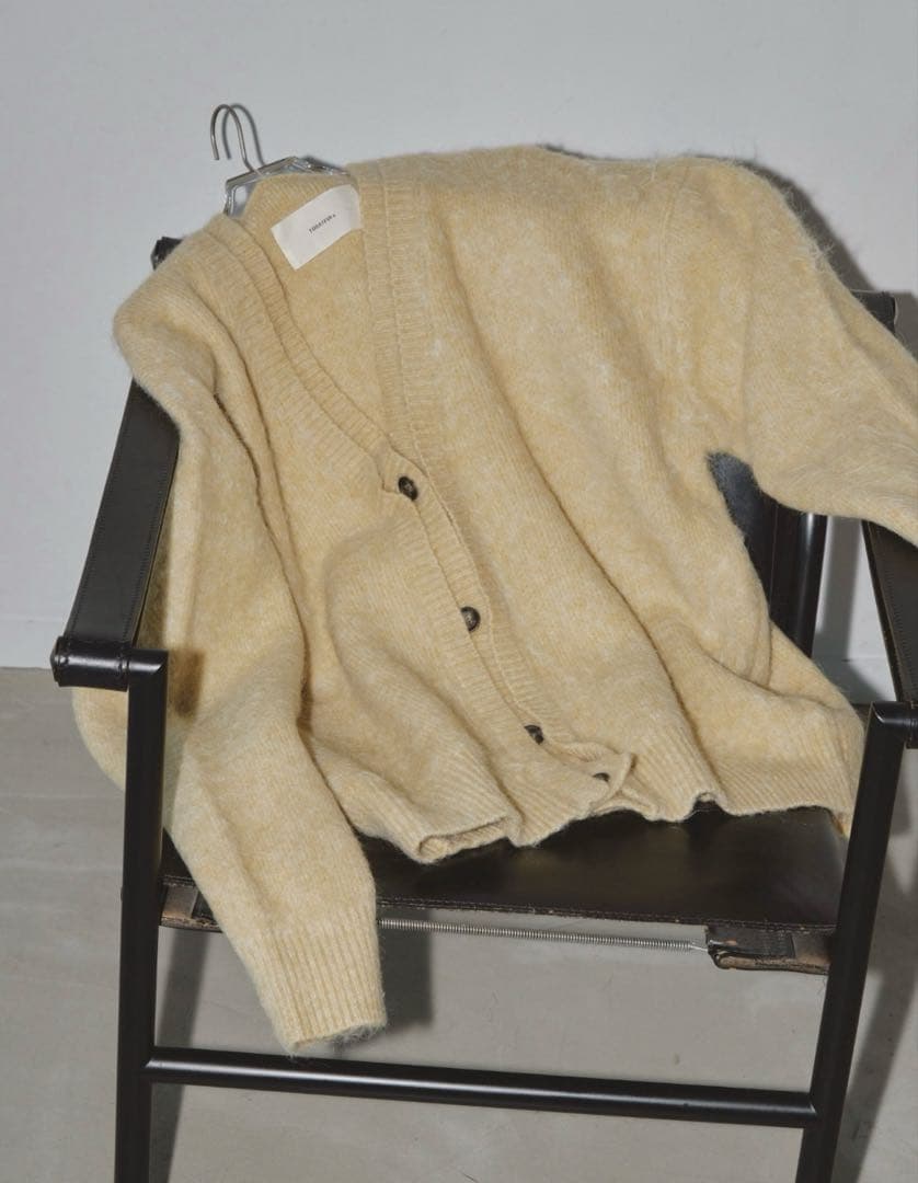 【専用】todayful Brashed Vneck Cardigan クリーム