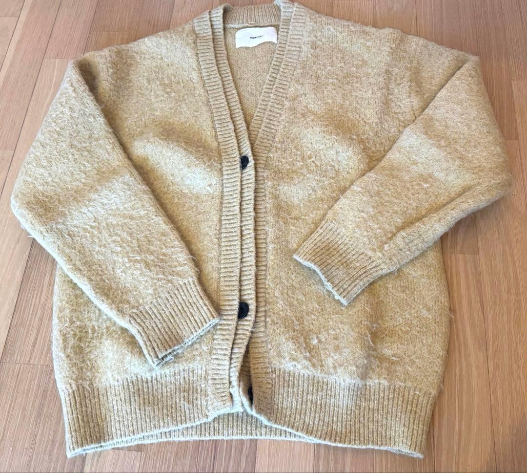 【専用】todayful Brashed Vneck Cardigan クリーム