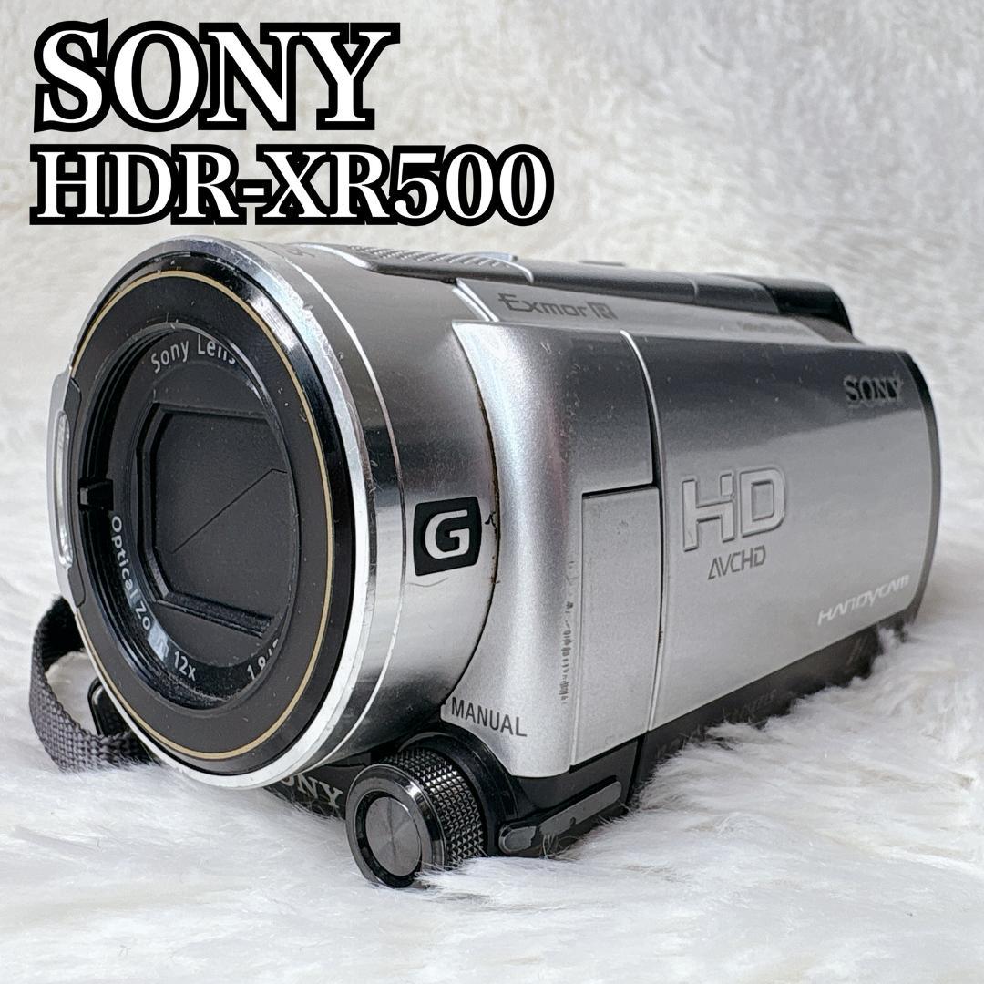 SONY ソニー HDR-XR500V ハンディカム ビデオカメラ シルバー