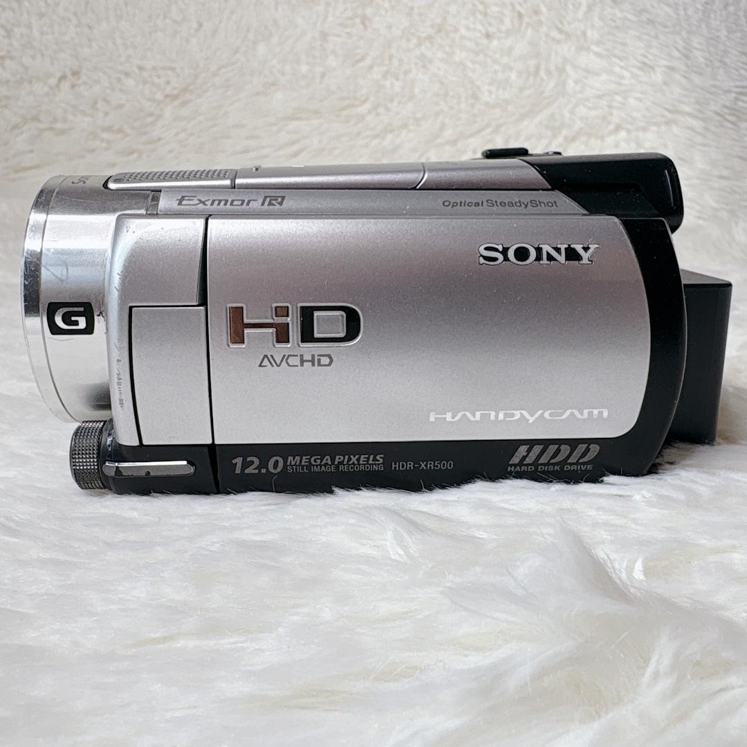 SONY ソニー HDR-XR500V ハンディカム ビデオカメラ シルバー