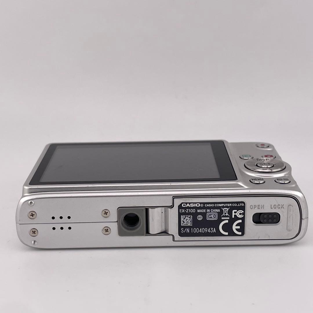 実写美⭕️外観美【動作確認済】CASIO EXILIM EX-Z100 シルバー