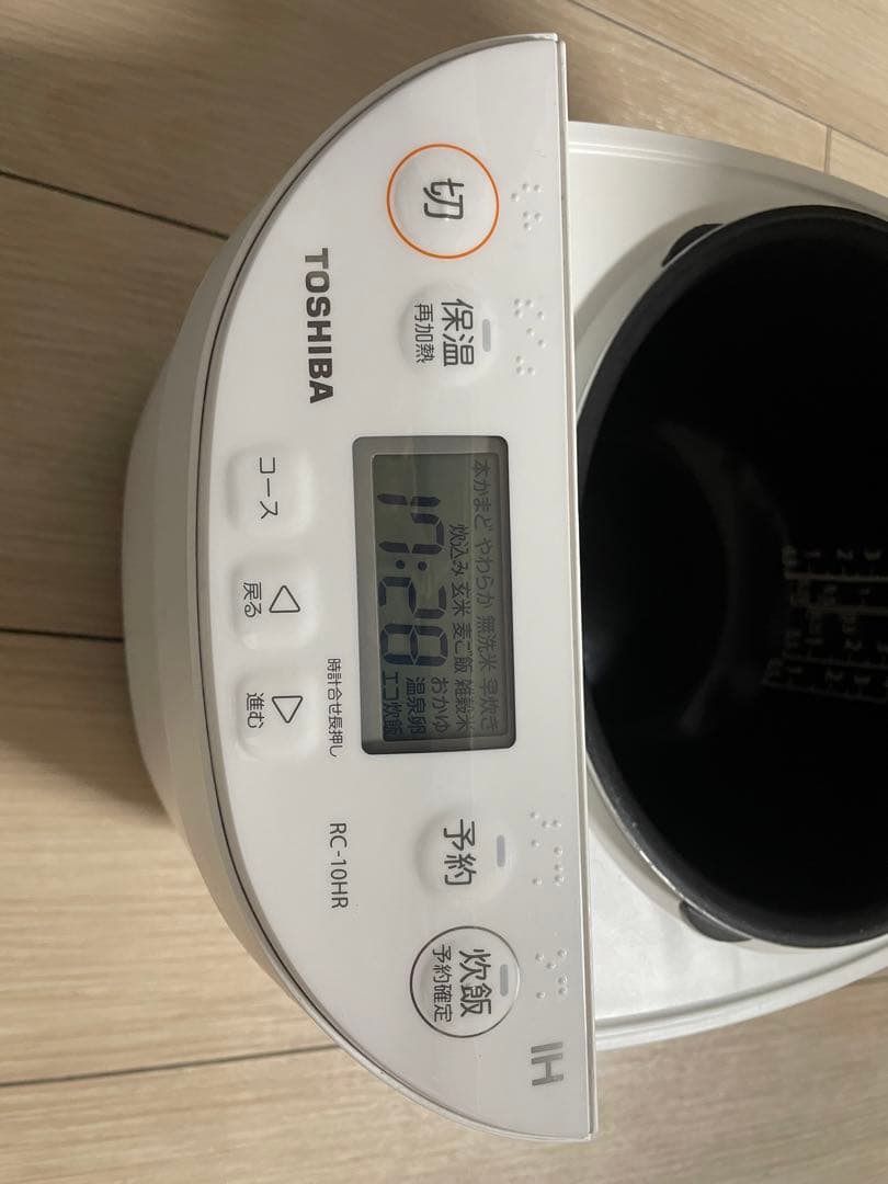 美品TOSHIBA IH炊飯器 5.5合2023年購入