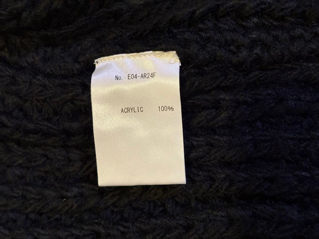 新品　エレファントトライバルファブリックス　Chaos Aran Knit 黒