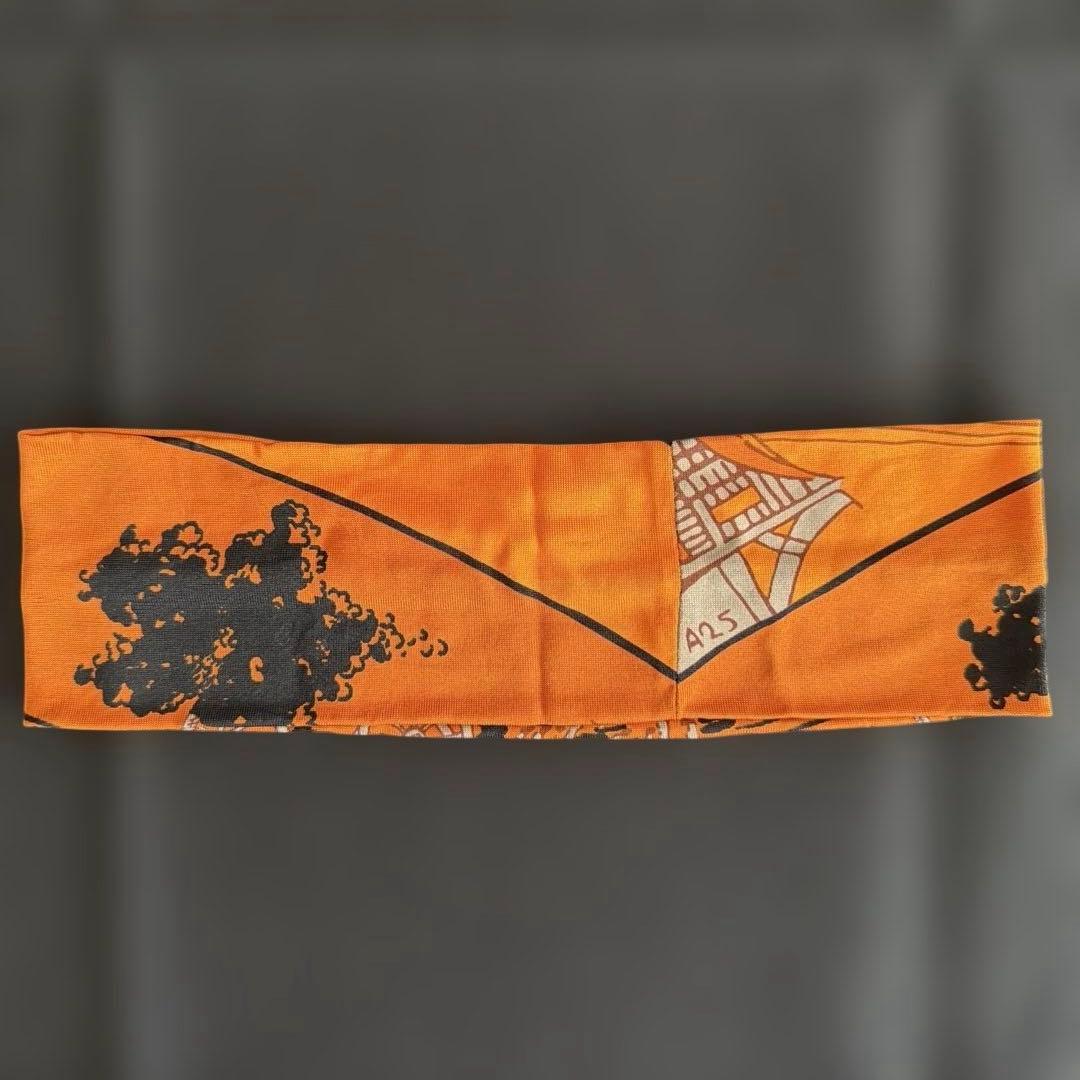 エルメス ヘアバンド ポーチ オレンジ