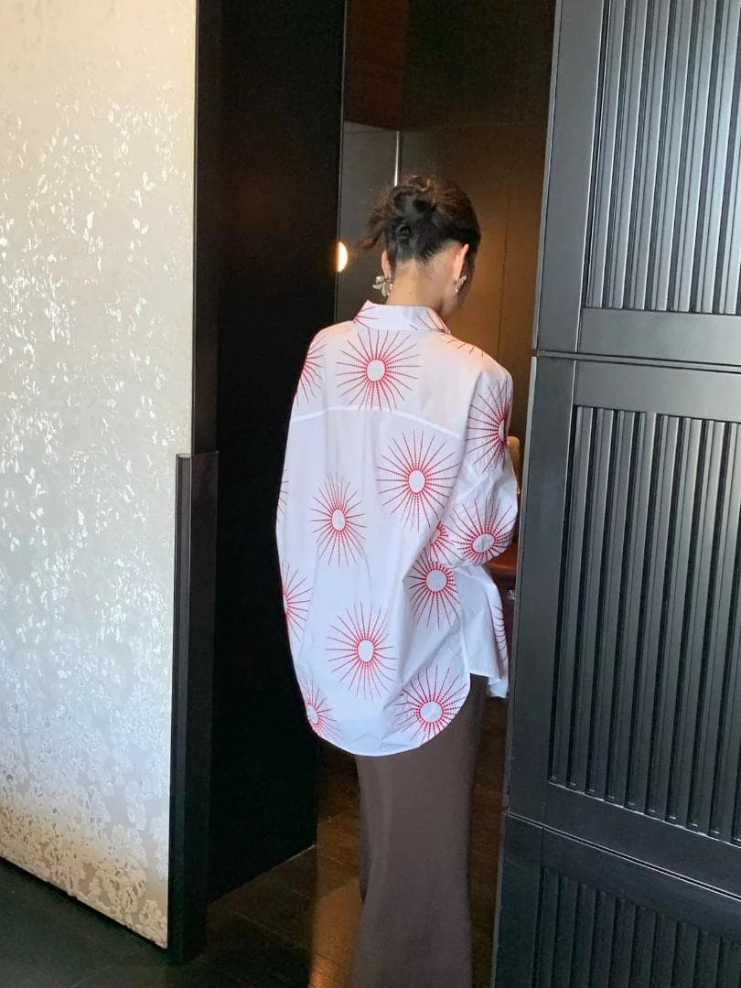 【B品特価】DRIES VAN NOTEN／ドリスヴァンノッテン／刺繍シャツ